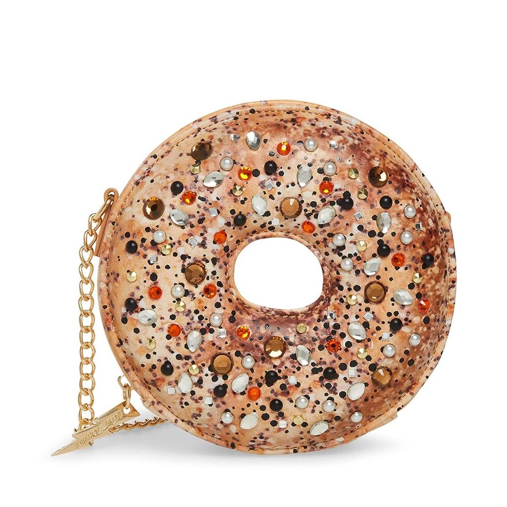 Betsey Johnson Kitsch I'm Everything Bagel Crossbody Bag BJ32970N NEW SEALED - Picture 3 of 15